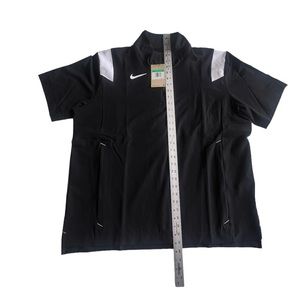 Nike Men’s 1/4 Zip Shirt Jacket Coach Performance Black White Size XL DJ5113-010